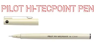 Pilot HI-TECPOINT pen review and unboxing