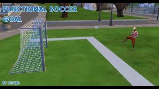 The Sims 4 Functional Soccer/Football Goal