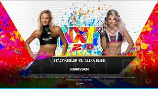 WWE 2K22 Stacy Keibler Vs Alexa Bliss Submission Match