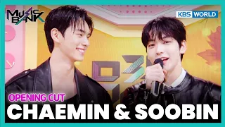 [IND/ENG] 00line MCs! Chaemin & Soobin opening cut | Music Bank | KBS WORLD TV 231027