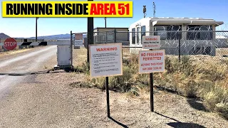 Running Inside Area 51 Past Guard Gate!