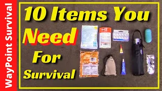 10 Items You NEED For Survival! [ That you forgot! ]