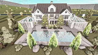 Elegant Summer Mansion Bloxburg Speedbuild 300k