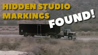 Screen Used Knight Rider Trailer Reveals Hidden Studio Markings + Want Your Name Written Inside?