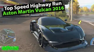 Aston Martin Vulcan 2016 Top Speed Highway Run in NFS Unbound