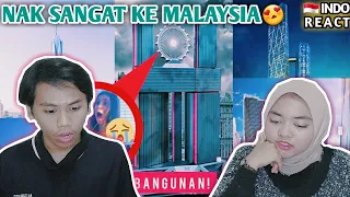 Indonesian React BANGUNAN PENCAKAR LANGIT DI MALAYSIA