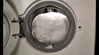 Experiment - Huge Snow Bаll - in my Washing Machine