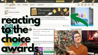 REACTING TO THE GOODREADS CHOICE AWARDS WINNERS (2020)| bookmas day 12 📚