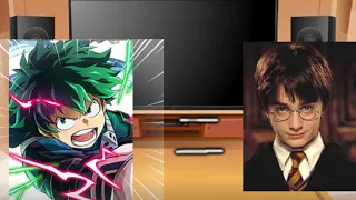 Mha react to deku as Harry Potter (sad/short) read desc