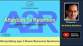 A2R # Season 1 33 (Demystifying Type3 Duane Retraction Syndrome)