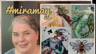 Flosstube #9 (2024) Miramay! Lets talk Mirabilia and catch up on April stitching