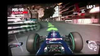 A lap round Monaco on F1 2010 game