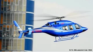Great Looking Bell 429 Landing & Takeoff at London-Barclays Heliport