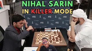 Nihal Sarin begins with a slam dunk! | Nihal vs Salem | Alef Masters 2023