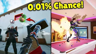 25 Minutes of 0.01% Chance & Funny Fails Moments in Rainbow Six Siege