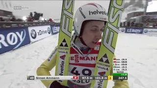 Simon Ammann 26.02.2011 Midtstubakken 101,5m [Ski-WM Oslo 2011] ORF HD