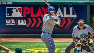 Texas Rangers vs Oakland Athletics 5/8/2024 MLB The Show 24 Gameplay