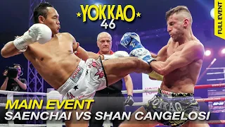 YOKKAO 46 Diamond Title: Saenchai Vs Shan Cangelosi | Muay Thai -65kg | Full Fight