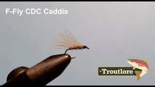 F-Fly CDC Caddis Pattern - Troutlore Fly Tying #tieyourown