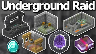 Ultimate Minecraft Underground Raiding Guide - Dungeon, Mineshaft, Stronghold & More!