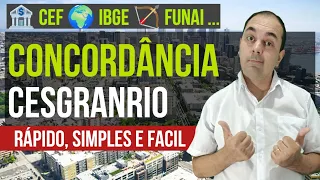 CONCORDÂNCIA: verbal e nominal 🥰 QUESTÕES da Banca Cesgranrio Descomplicadas para sua Preparação!