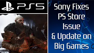 Sony Responds By Fixing PS5 Issue, Updates on Big PS5 Games, New PS5 Native App | PS5 News