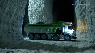 Underground mining | ECT | BAS Mining 10x4 Pusher in an underground mine