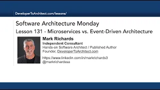 Lesson 131 - Microservices vs Event-Driven Architecture