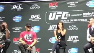 Conor mcgregor and Jon Jones roast a reporter