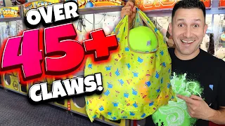 We played all the Skill Claw Machines at the arcade! (OVER 45+ MACHINES!!)