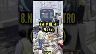 Top 10 Largest Metro Network In India 2023 #top10things #indianrailways #metrorailway #India