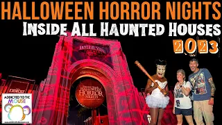 Halloween Horror Nights 2023 INSIDE All TEN Houses and Tribute Store | Universal Studios Florida