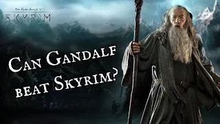 Can I beat Skyrim as Gandalf the Grey? | Skyrim Challenges