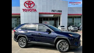 2022 TOYOTA Rav4 Hybrid Limited in Blueprint walk-around what's new differences video pictorial
