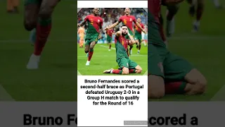 Portugal vs Uruguay FIFA World Cup 2022 Highlights: Bruno #shorts #cristianoronaldo #fifa