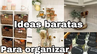 IDEAS PARA ORGANIZAR LA COCINA /// COMO ORGANIZAR UNA COCINA PEQUEÑA 2021 SIN GASTAR MUCHO DINERO 💰