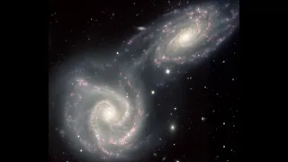 Milky Way and Andromeda Collision - Time Lapse