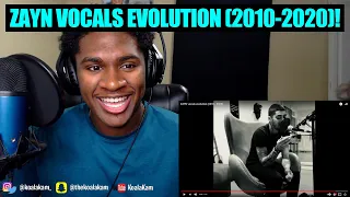 his voice has so much ENERGY! ZAYN vocals evolution (2010 - 2020) | REACTION