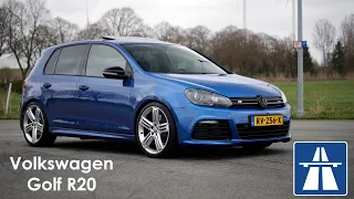 VOLKSWAGEN GOLF 6 R20 POV test drive on AUTOBAHN (NO SPEED LIMIT) TOP SPEED