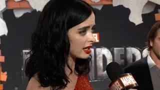 Jessica Jones returns at the Defenders Red Carpet Premiere