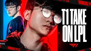 T1 VERSUS THE LPL BEGINS - T1 VS LNG - WORLDS 2023 - CAEDREL