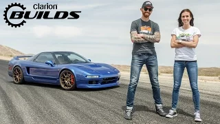 Chris Forsberg Drives Clarion Builds Acura NSX Hard Around Horse Thief Mile