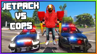 GTA 5 Roleplay - JETPACK TROLLING COPS | RedlineRP