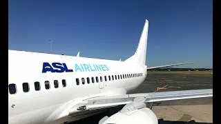 TRIPREPORT | ASL Airlines (ECONOMY) | Hamburg - Paris CDG | Boeing 737-700 (Seat 1F, Engine Roar)