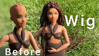 I made a Doll Wig for my Barbie