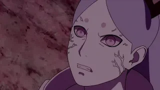 Momoshiki Uses His Byakugan To See Boruto's FATE & Mocks Naruto - Boruto Episode 64