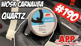 JAK TA LALA: odcinek 190 | Wosk APP - Carnauba Quartz | Jeden z tańszych | Test Recenzja #detailing