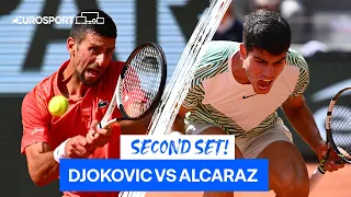 Alcaraz Wins "One Of The Best Sets Roland-Garros Has Ever Seen" Against Djokovic | Eurosport Tennis