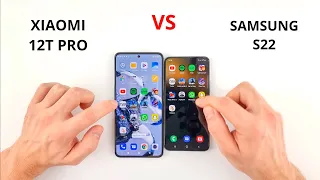 Xiaomi 12T Pro vs Samsung S22 | SPEED TEST