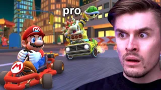 can 3 gamers beat a professional mario kart player